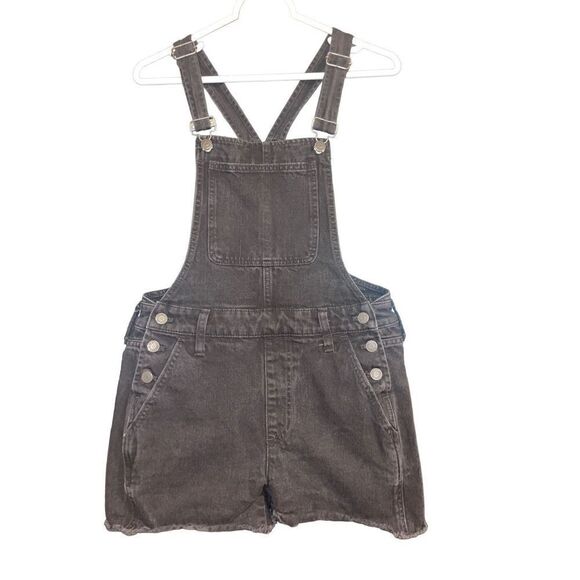 MadeWell  Adirondack Short Overalls in Washed Black Size XS - Picture 1 of 6